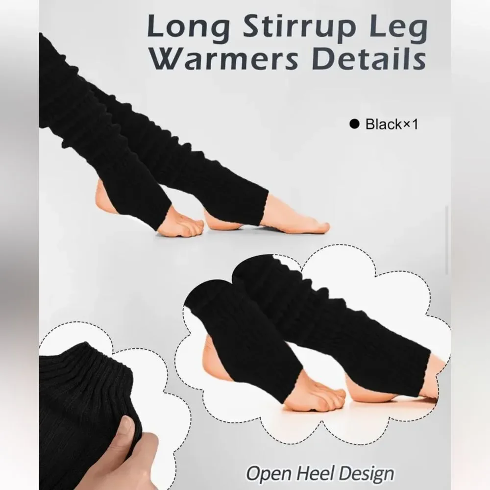 Stylish Red and Black, Leg Warmers